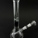 Scientific-Glass-12-4-Arm-Tree-Beaker-Water-Pipe-with-Black-Percs